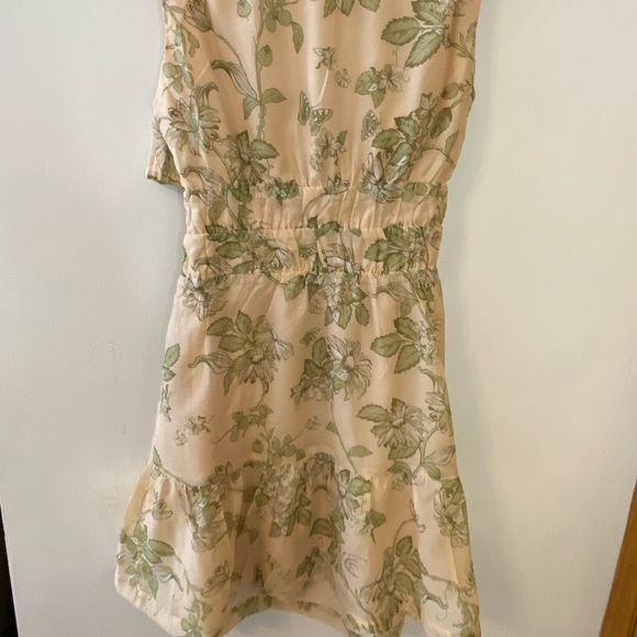 NWT MON RENN Wildflower Tie Front Cutout Mini Dress - Picture 10 of 10
